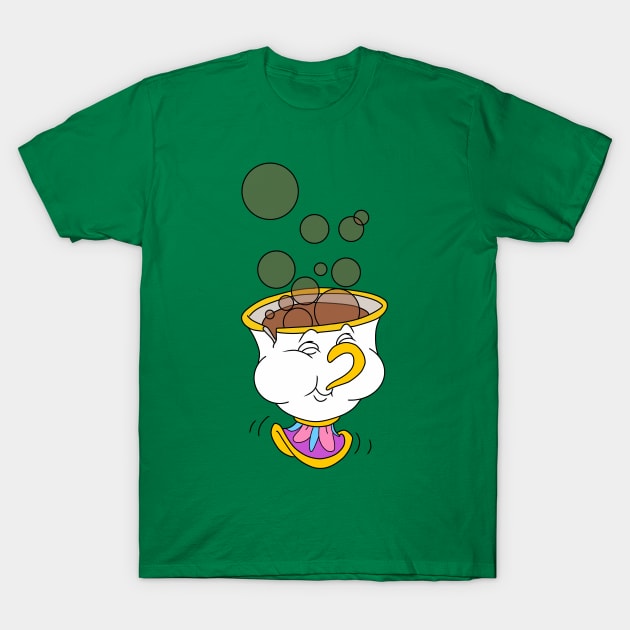 Chip blowing bubbles T-Shirt by Megan Olivia